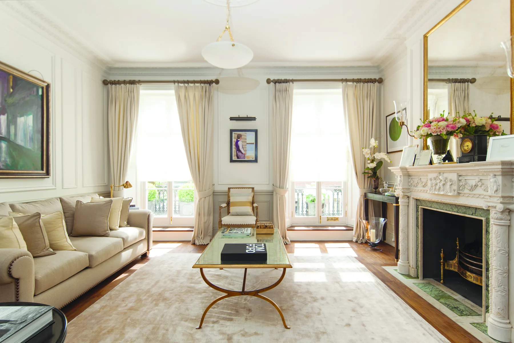 Belgravia townhouse drawing room