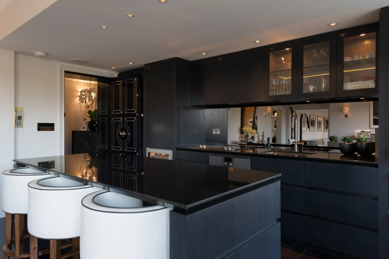 Completed dining room interior