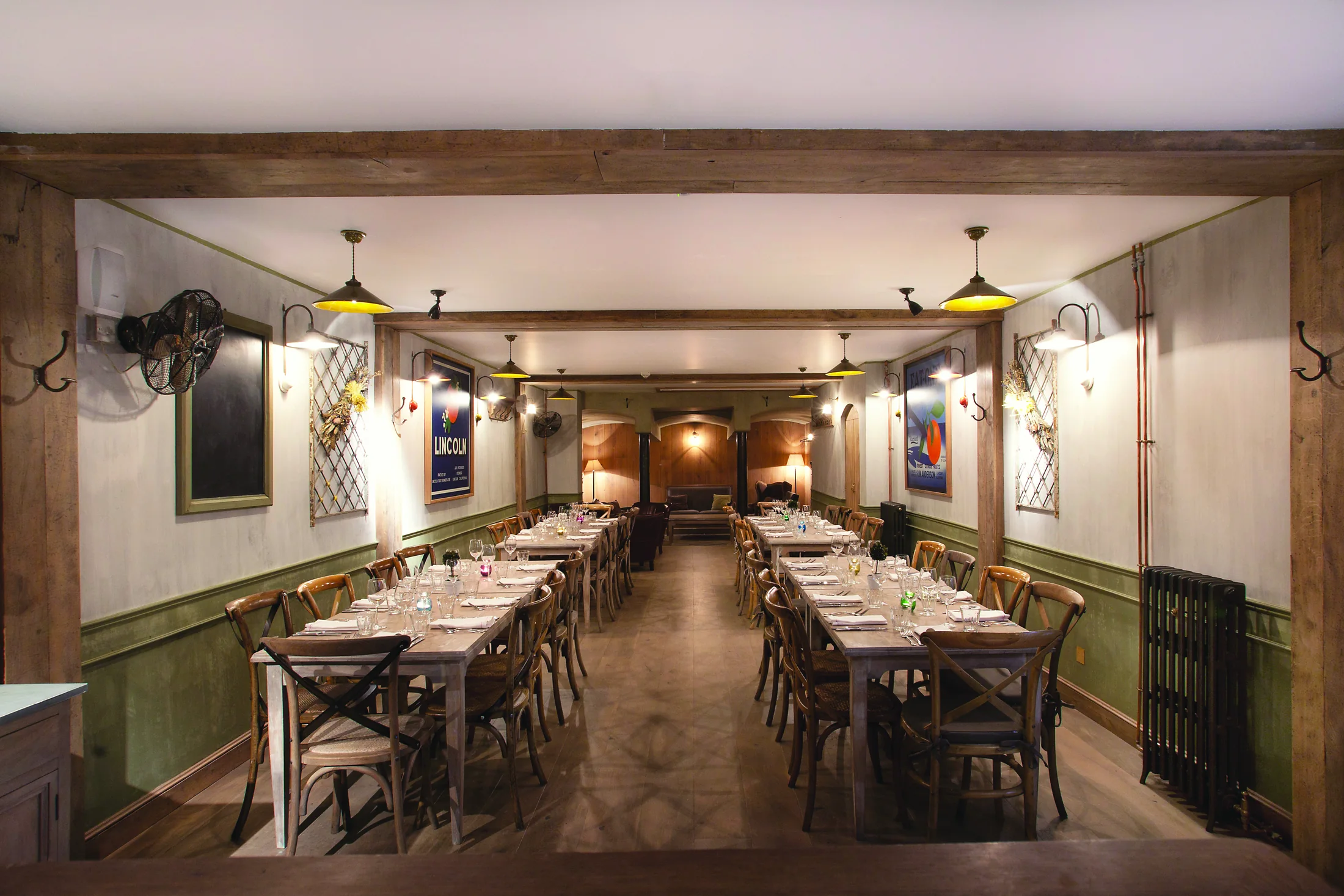 London dining interior